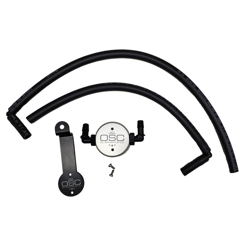 J&L | Oil Separator 3.0 w/ Canister Extension (Driver Side, SILVER) - 4Runner / FJ Cruiser / Tacoma 4.0L 2005-2023