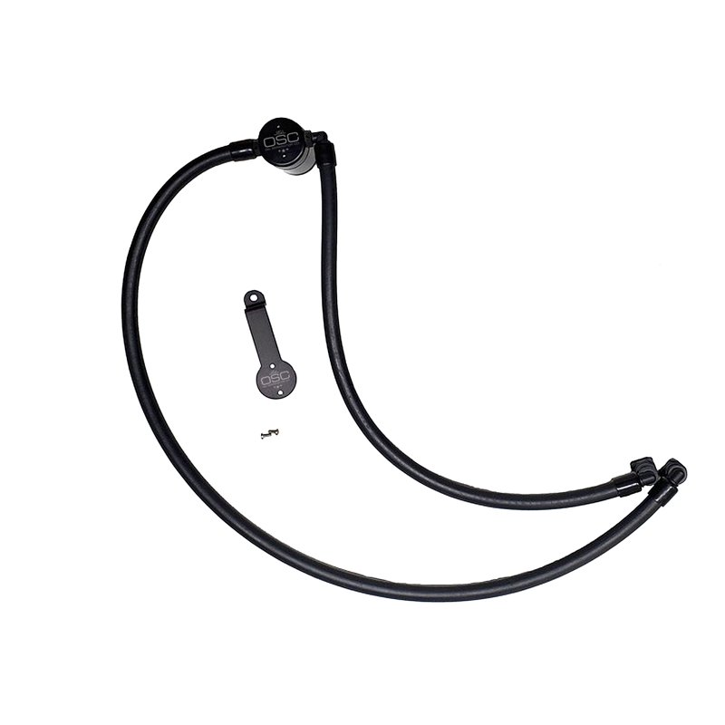 J&L | Oil Separator 3.0 w/ Canister Extension (Driver Side, BLACK) - Wrangler (JL) 2.0T 2018-2023 J&L Oil Separator Co. Oil C...