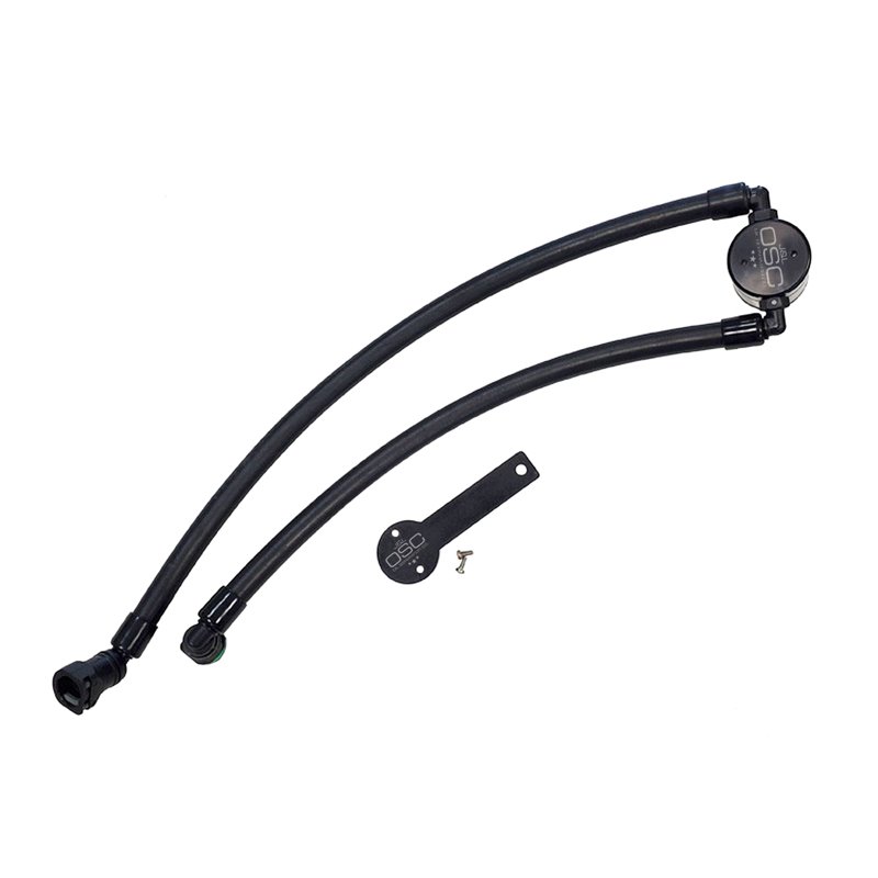 J&L | Oil Separator 3.0 w/ Canister Extension (Passenger Side, BLACK) - Ram 1500 TRX 6.2L 2021-2023 J&L Oil Separator Co. Oil...