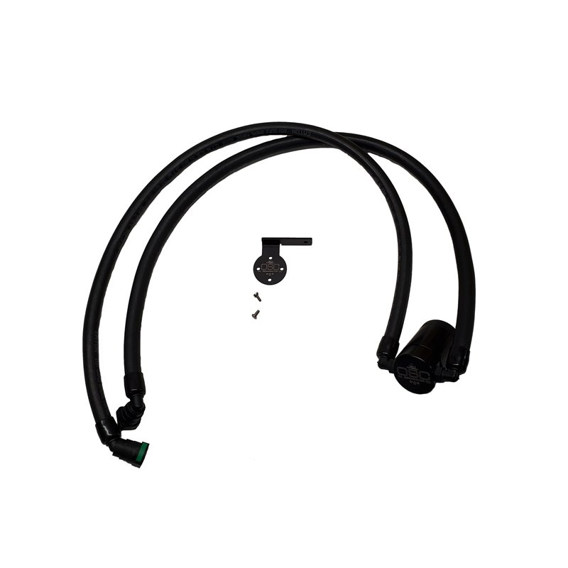 J&L | Oil Separator 3.0 w/ Canister Extension (Passenger Side, BLACK) - Expedition / F-150 PowerBoost 3.5T 2021-2023 J&L Oil ...