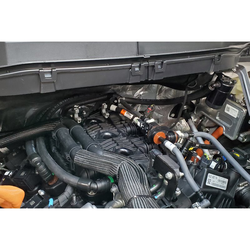 J&L | Oil Separator 3.0 w/ Canister Extension (Passenger Side, BLACK) - Expedition / F-150 PowerBoost 3.5T 2021-2023 J&L Oil ...