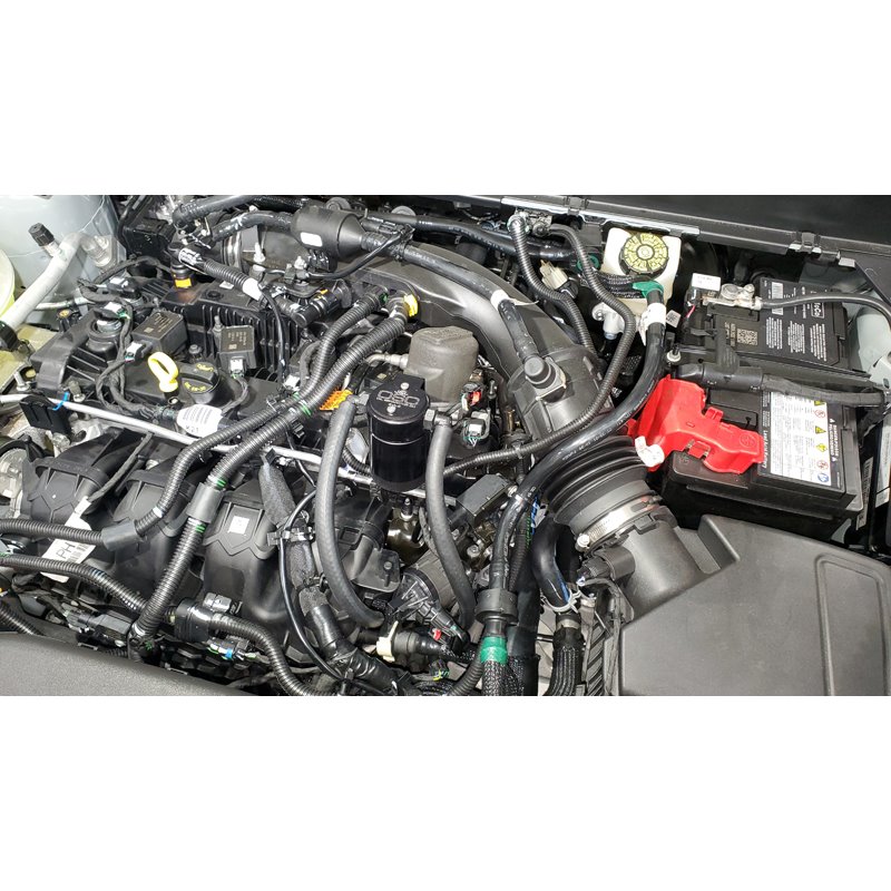 J&L | Oil Separator 3.0 (Driver Side, BLACK) - Bronco Sport / Edge / Escape / Maverick / Corsair / MKC / Nautilus 2.0T 2019-2023