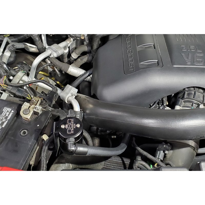 J&L | Oil Separator 3.0 (Passenger Side, BLACK) - Expedition 3.5T 2015-2017