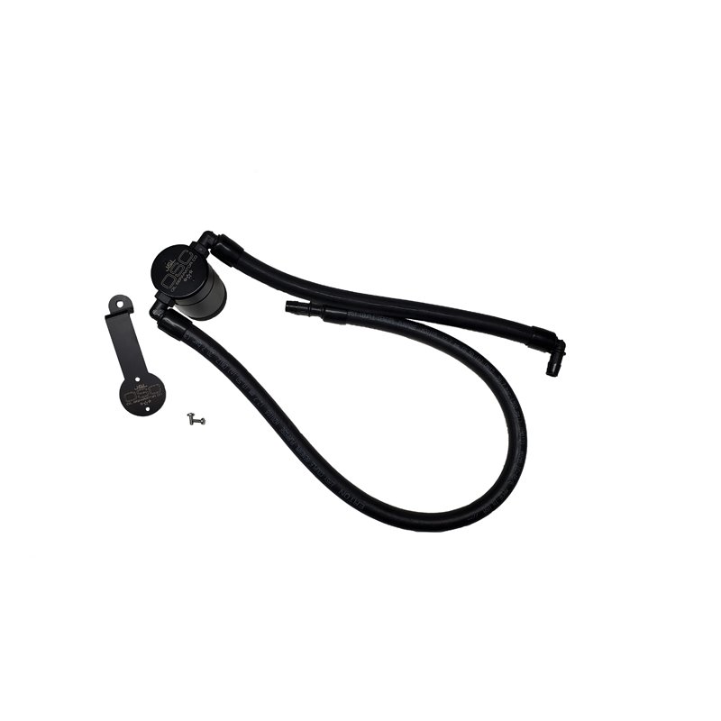 J&L | Oil Separator 3.0 w/ Canister Extension (Passenger Side, BLACK) - Wrangler (JL) Rubicon 392 6.4L 2021-2023