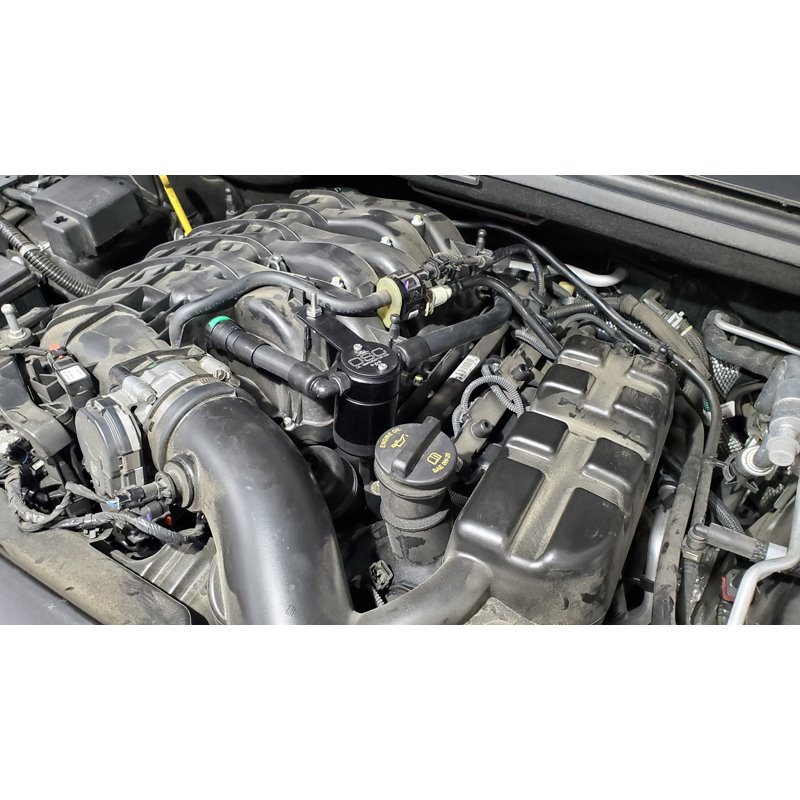 J&L | Oil Separator 3.0 (Passenger Side, BLACK) - Durango / Grand Cherokee 3.6L 2016-2023