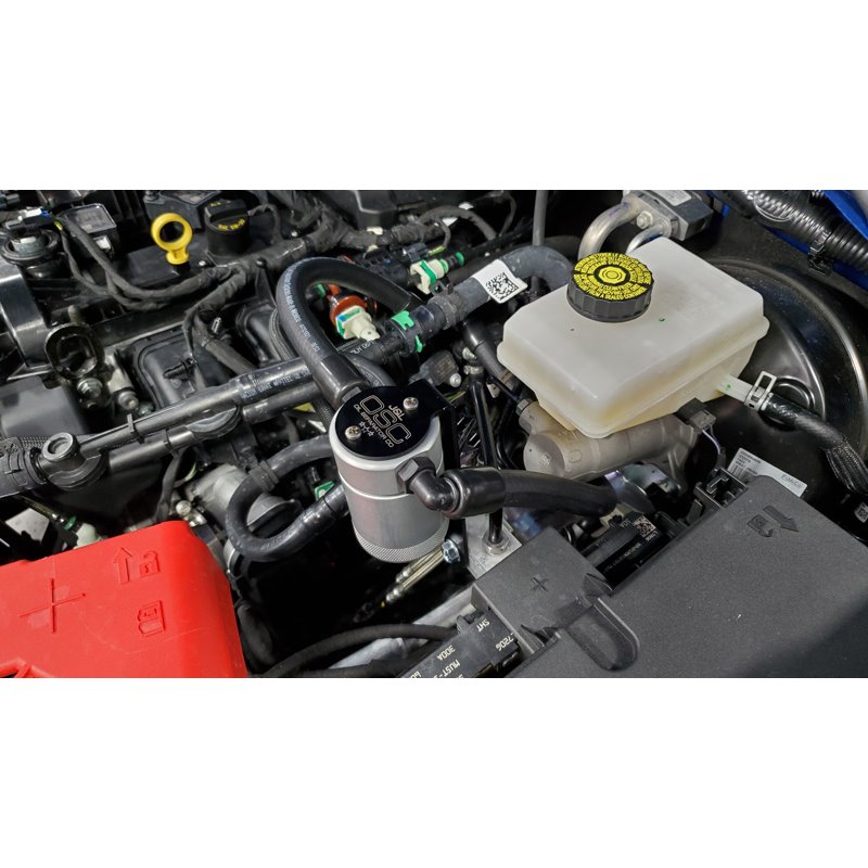 J&L | Oil Separator 3.0 w/ Canister Extension (Passenger Side, SILVER) - Bronco 2.3T 2021-2023
