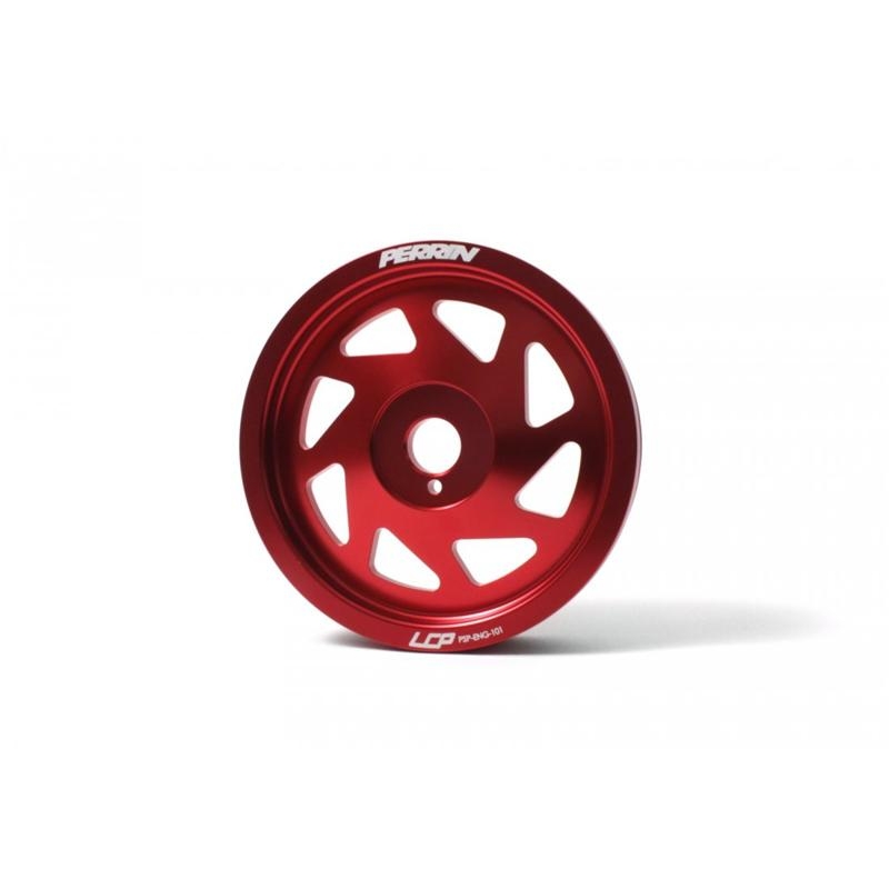 PERRIN | Crank Pulley Red - Subaru / FR-S / 86 FA/FB 2011-2020 PERRIN Performance Pulleys & Belts