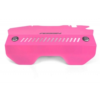 PERRIN | Pulley Cover Rose - WRX 2015-2021 *For Upgraded Intrecooler* PERRIN Performance Engine Dress Up