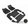 3D Mats | KAGU Tapis Toute Saison - Avant & Arrière - MODEL X 6-SEAT 2016-2022 3D Mats Tapis Protecteur