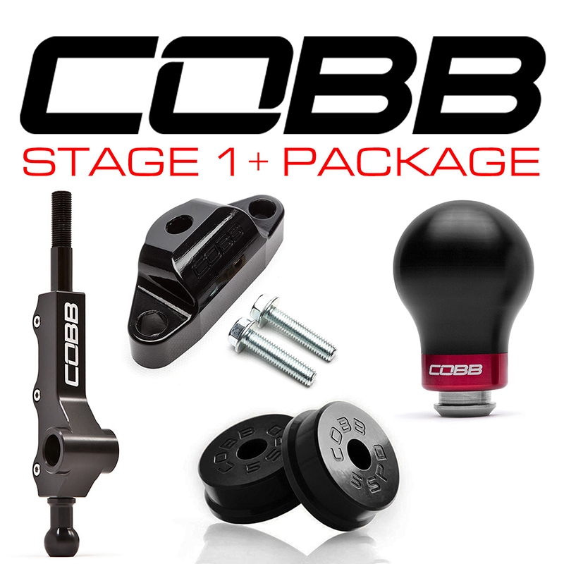 COBB | SHORT SHIFT STAGE 1+ DRIVETRAIN PACK 5MT W/ FACTORY - WEIGHTED WHITE - WRX 02-07 COBB Stage de Performance