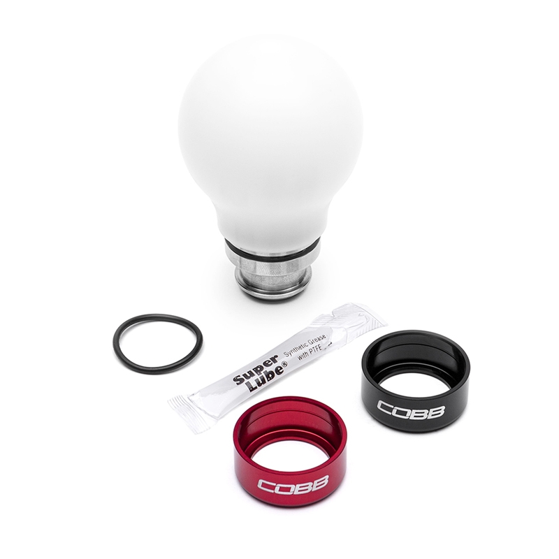 COBB | SHORT SHIFT STAGE 1+ DRIVETRAIN PACK 5MT W/ FACTORY - WEIGHTED WHITE - WRX 02-07 COBB Stage de Performance