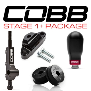 COBB | SHORT SHIFT STAGE 1+ DRIVETRAIN PACK 5MT W/ WIDE BARREL - TALL WEIGHTED WHITE - WRX 02-07 COBB Stage Package