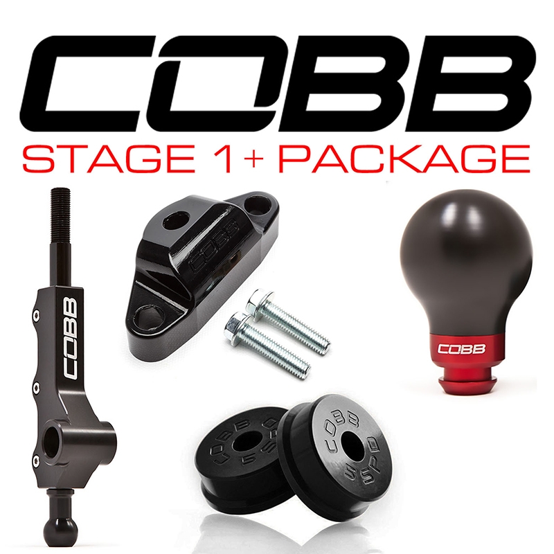 COBB | SHORT SHIFT STAGE 1+ DRIVETRAIN PACK 5MT - WHITE/RED - FXT / LGT / OBXT / WRX 05-14 COBB Stage de Performance
