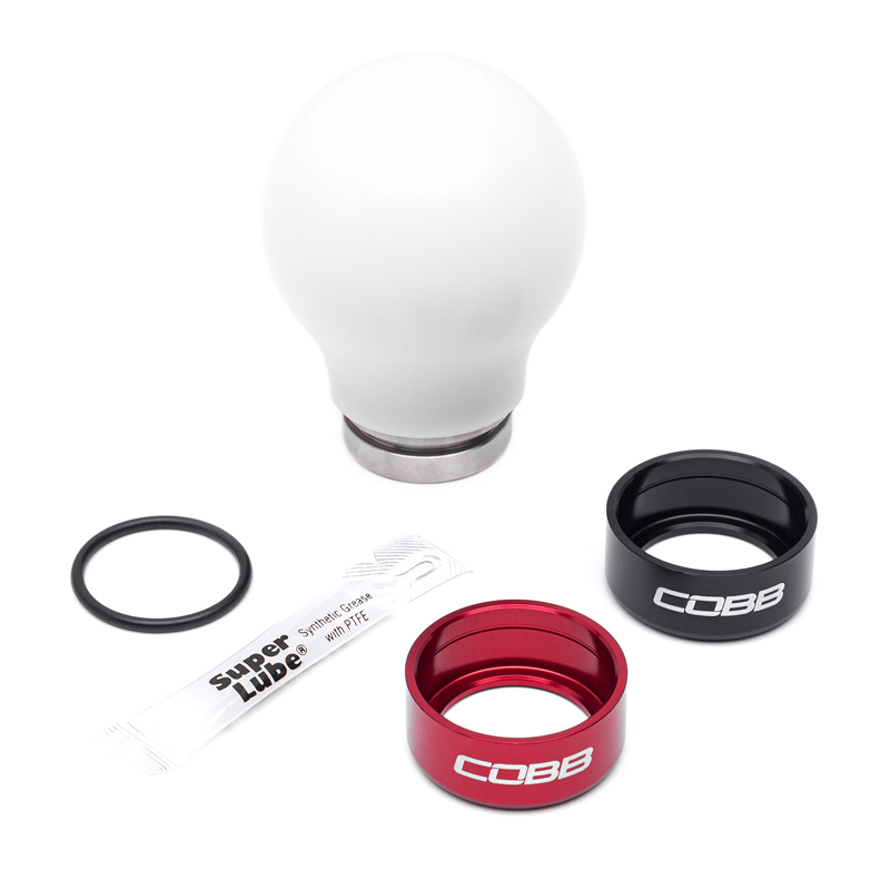 COBB | SHORT SHIFT STAGE 2+ DRIVETRAIN PACK 6MT - WEIGHTED WHITE & RED - WRX STi 2004-2021 COBB Stage Package