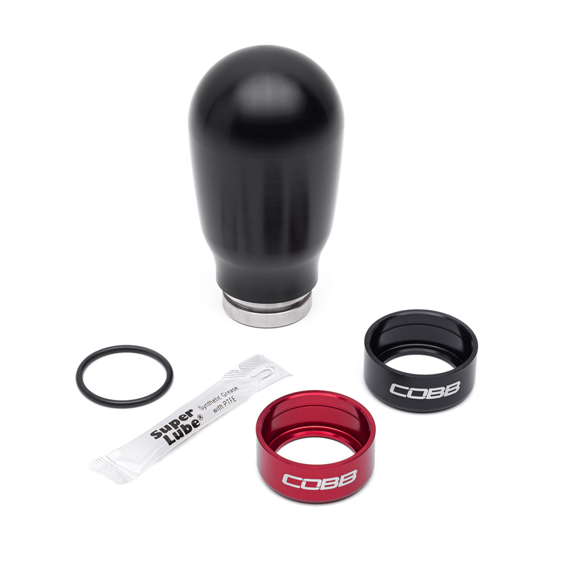 COBB | SHORT SHIFT STAGE 2+ DRIVETRAIN PACK 6MT - TALL WEIGHTED BLACK & WHITE/BLACK - WRX STi 2004-2021 COBB Stage de Perform...
