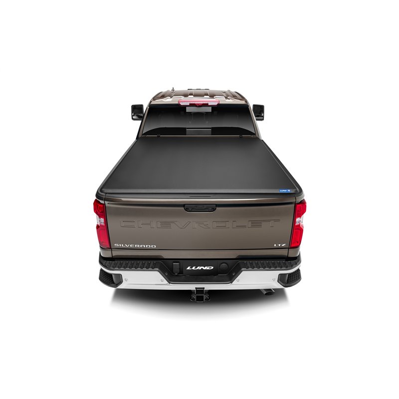 Lund | Lund Hard Fold Tonneau - Silverado / Sierra 2500 HD / 3500 HD 6.6L 2020-2023