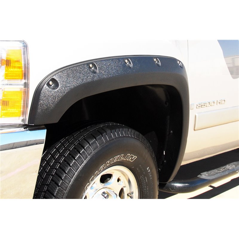 Lund | Rivet Style Fender Flare Set - Silverado 1500 / 2500 HD / 3500 HD 2007-2014