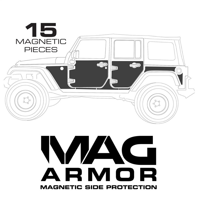 Smittybilt | Mag-Armor Magnetic Trail Skins - Wrangler (JK) / Wrangler (JL) 3.6L / 3.8L 2007-2018