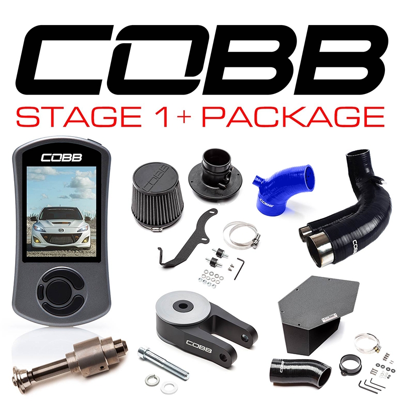 COBB | STAGE 1+ POWER PACKAGE - BLUE / BLACK - MAZDASPEED3 Gen2 COBB Stage de Performance