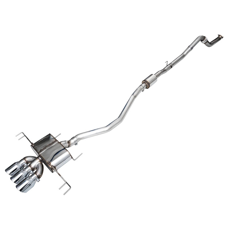 AWE Tuning | Touring Cat-Back Exhaust Tri 4.5" Chrome Tips - Civic Type R FL5 2023 AWE Tuning Cat-Back Exhausts
