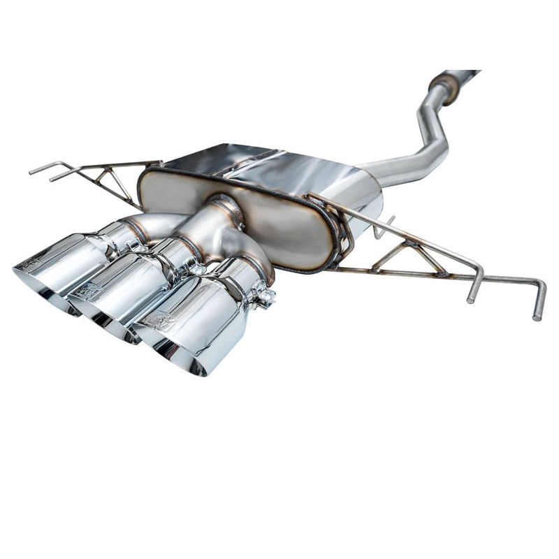 AWE Tuning | Touring Cat-Back Exhaust Tri 4.5" Chrome Tips - Civic Type R FL5 2023 AWE Tuning Cat-Back Exhausts