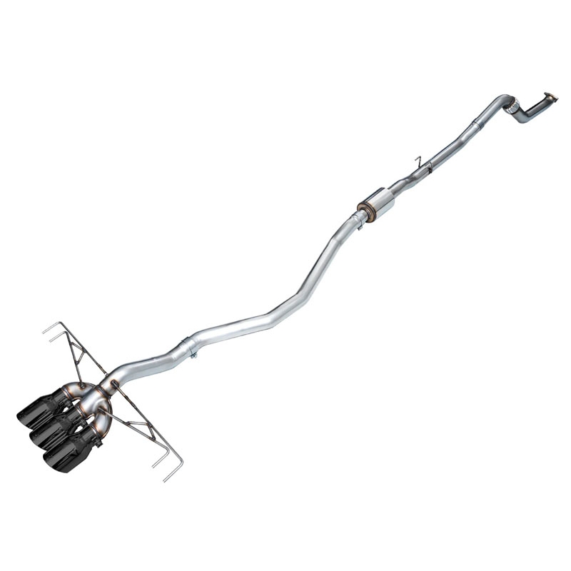 AWE Tuning | Track Cat-Back Exhaust Tri 4.5" Black Tips - Civic Type R FL5 2023 AWE Tuning Cat-Back Exhausts