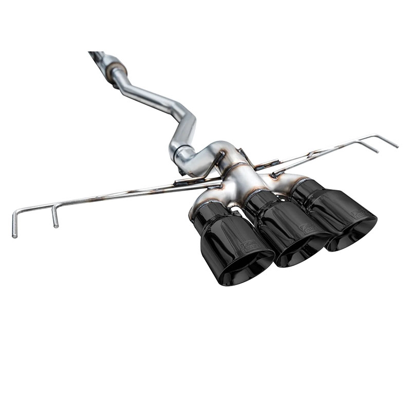 AWE Tuning | Track Cat-Back Exhaust Tri 4.5" Black Tips - Civic Type R FL5 2023 AWE Tuning Cat-Back Exhausts
