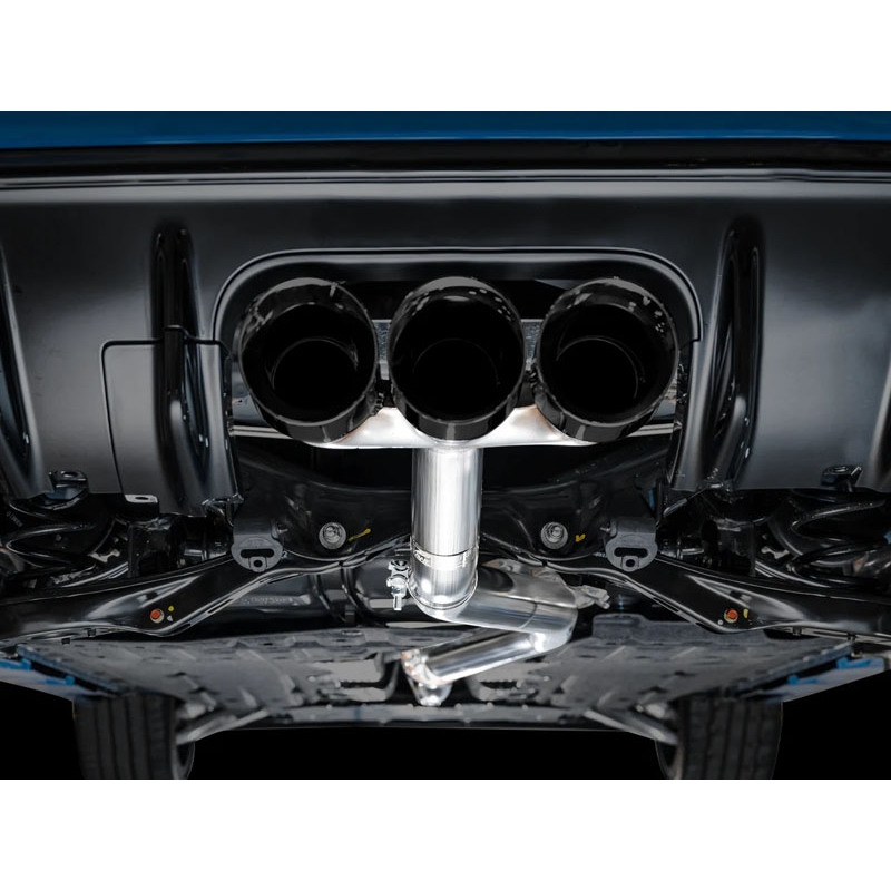 AWE Tuning | Track Cat-Back Exhaust Tri 4.5" Black Tips - Civic Type R FL5 2023 AWE Tuning Cat-Back Exhausts