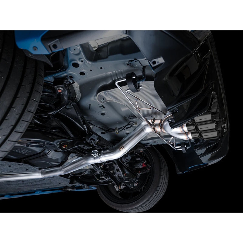 AWE Tuning | Track Cat-Back Exhaust Tri 4.5" Black Tips - Civic Type R FL5 2023 AWE Tuning Cat-Back Exhausts