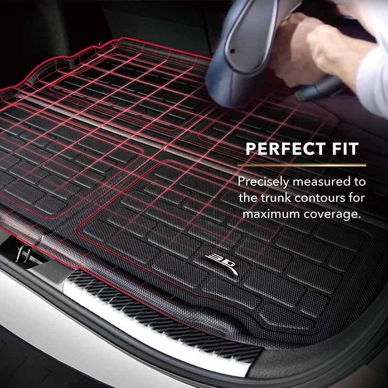 3D Mats | KAGU Tapis de Coffre Toute Saison - WRANGLER UNLIMITED JL 2018-2022 3D Mats Tapis Protecteur