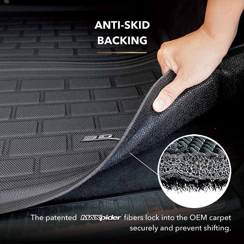 3D Mats | KAGU Tapis de Coffre Toute Saison - MODEL X 2016-2022 3D Mats Tapis Protecteur