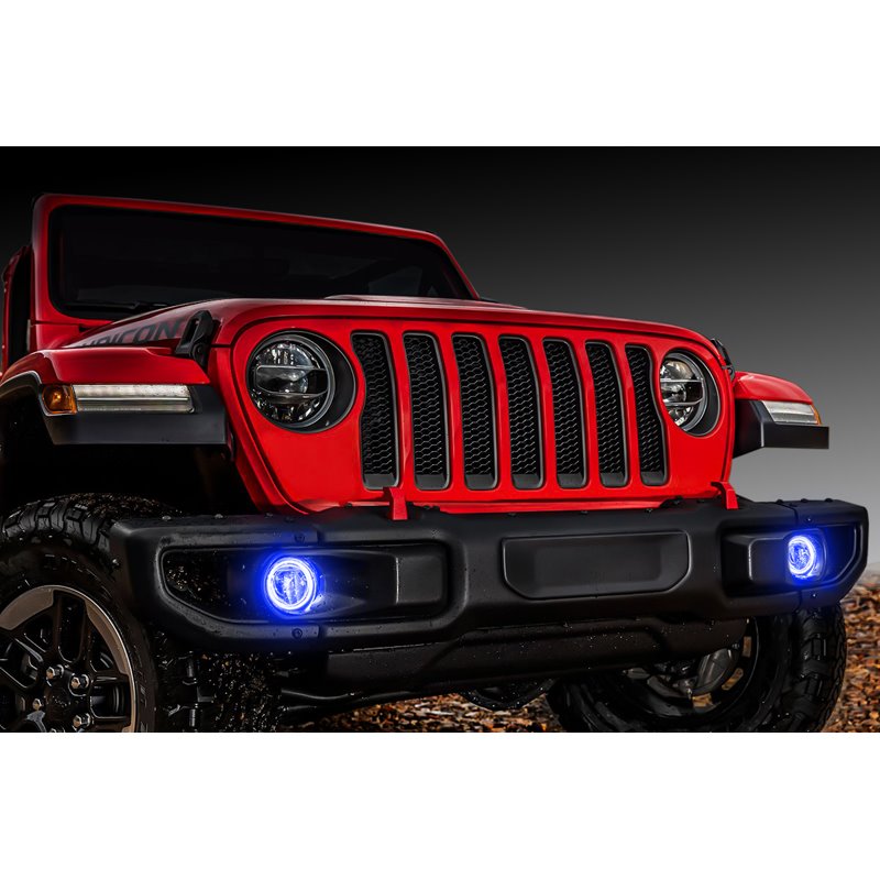 Oracle | LED Waterproof Fog Light Kit, ColorSHIFT - Wrangler (JK) / Wrangler (JL) 2018-2021 Oracle Lighting Fog Light