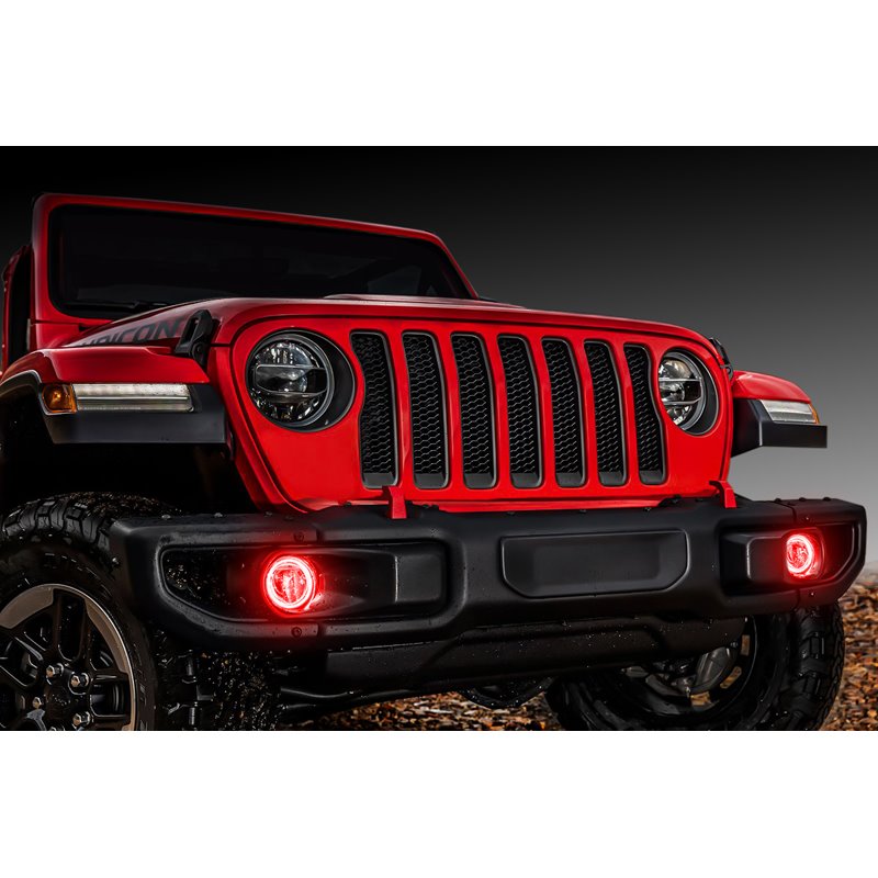 Oracle | LED Waterproof Fog Light Kit, ColorSHIFT - Wrangler (JK) / Wrangler (JL) 2018-2021 Oracle Lighting Fog Light