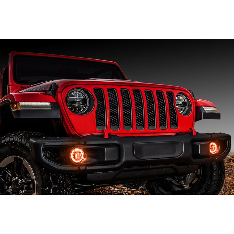 Oracle | LED Waterproof Fog Light Kit, ColorSHIFT - Wrangler (JK) / Wrangler (JL) 2018-2021 Oracle Lighting Fog Light