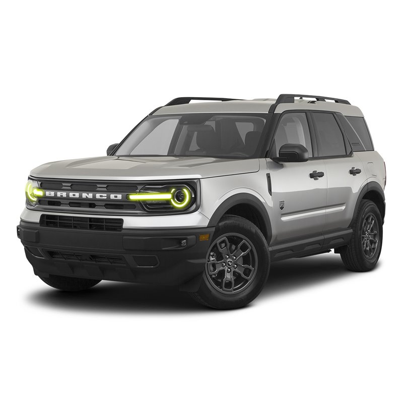 Oracle | ORACLE Lighting 2021 Ford Bronco Sport ColorSHIFT RGB+W DRL + Halo Upgrade Oracle Lighting Accessory Lighting