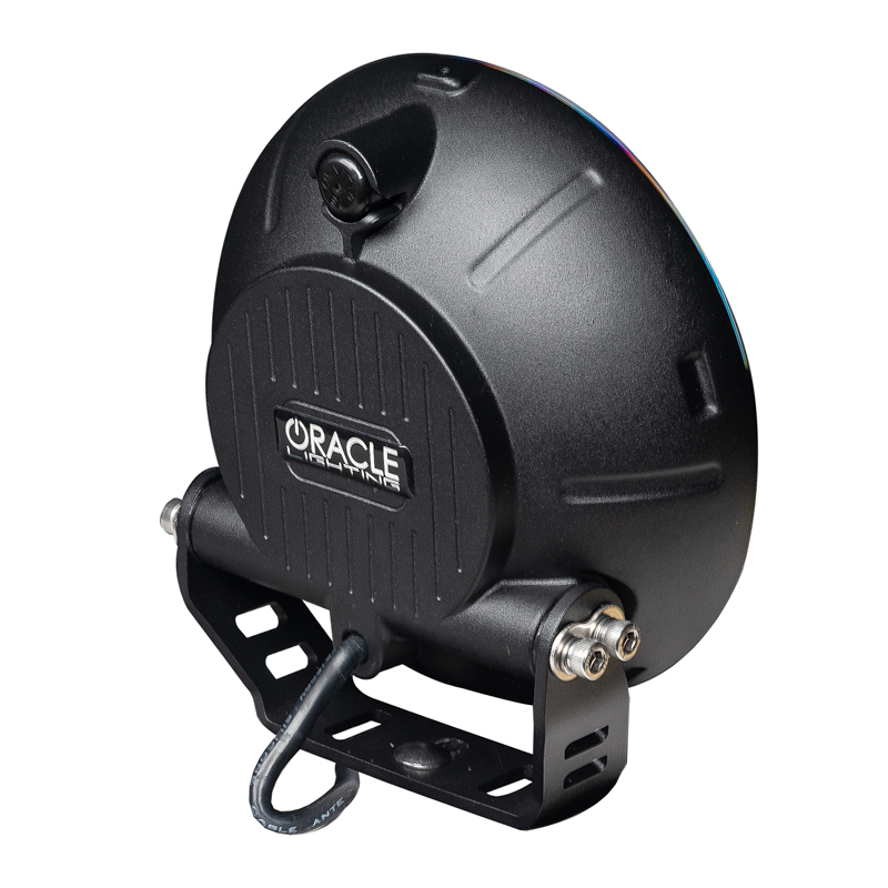 Oracle | 7" Multifunction 60W LED Spotlight Round Post Mount