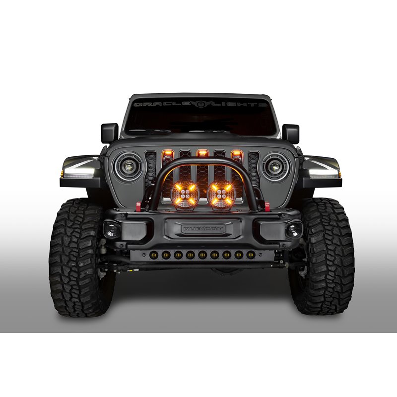 Oracle | 7" Multifunction 60W LED Spotlight Round Post Mount