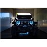 Oracle | 7 in. High Powered LED Headlights, Black Bezel, Dynamic ColorSHIFT - Wrangler (JK) 2007-2018