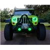 Oracle | 7 in. High Powered LED Headlights, Black Bezel, ColorSHIFT 2.0 - Wrangler (JK) 2007-2018