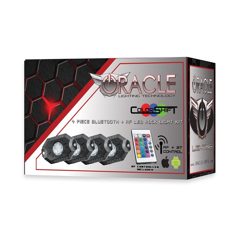 Oracle | ColorSHIFT Underbody Rock Light Kit, Bluetooth + RF, 4 PCS