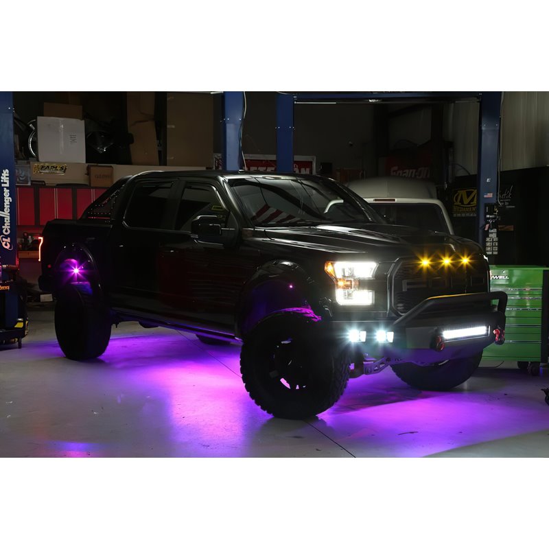 Oracle | ColorSHIFT Underbody Rock Light Kit, Bluetooth + RF, 8 PCS Oracle Lighting Off-Road Lights