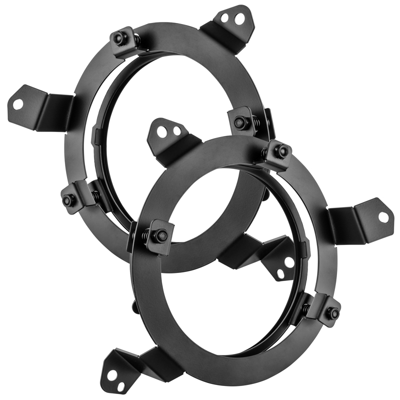 Oracle | Adjustable 7 in. Headlight Brackets, Pair - Gladiator / Wrangler (4xe) / Wrangler (JL) 2018-2022