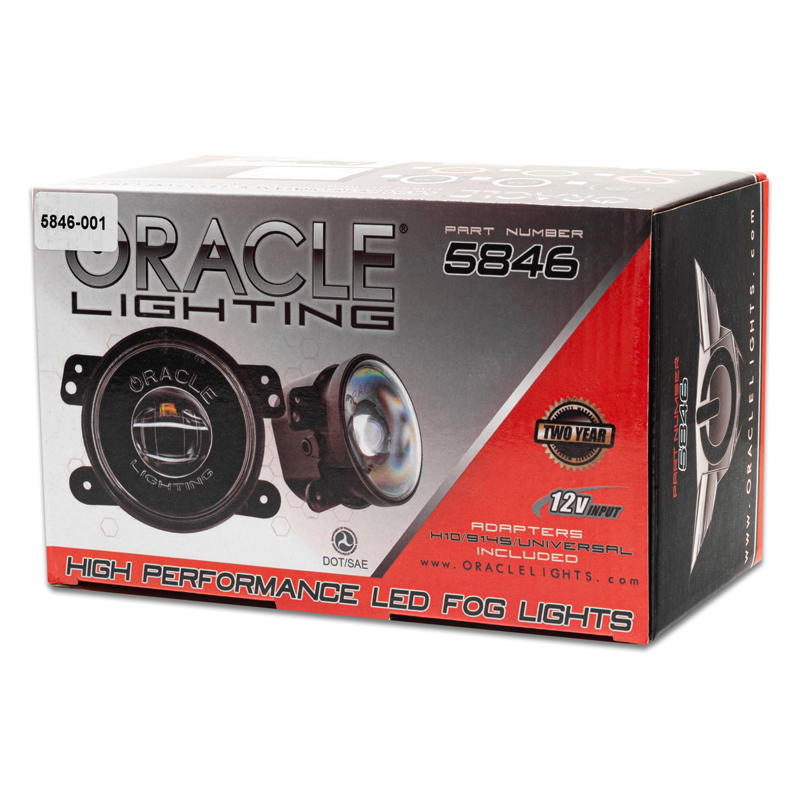 Oracle | High Performance Fog Lights, White - Gladiator / Wrangler (4xe) / Wrangler (JK) / Wrangler (JL) 2007-2022 Oracle Lig...