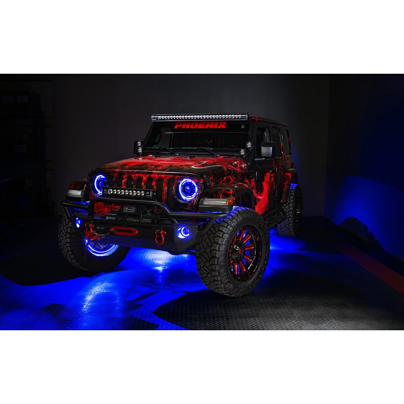 Oracle | High Performance Fog Lights, Dynamic ColorSHIFT - Gladiator / Wrangler (4xe) / Wrangler (JK) / Wrangler (JL) 2007-2022