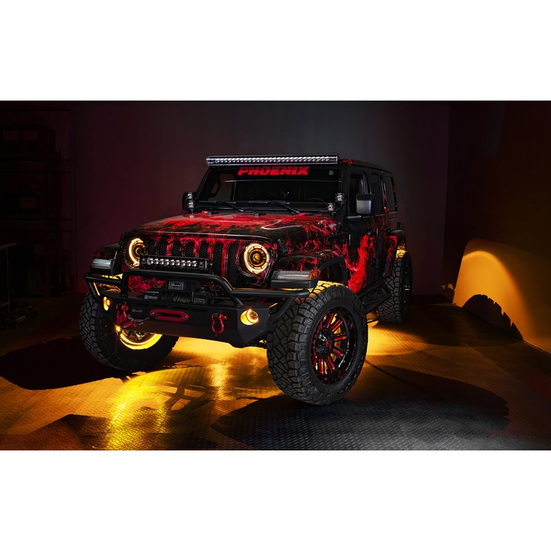 Oracle | High Performance Fog Lights, Dynamic ColorSHIFT - Gladiator / Wrangler (4xe) / Wrangler (JK) / Wrangler (JL) 2007-2022