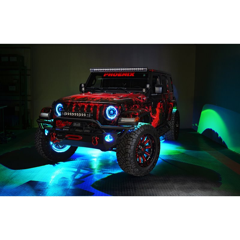 Oracle | High Performance Fog Lights, Dynamic ColorSHIFT - Gladiator / Wrangler (4xe) / Wrangler (JK) / Wrangler (JL) 2007-20...