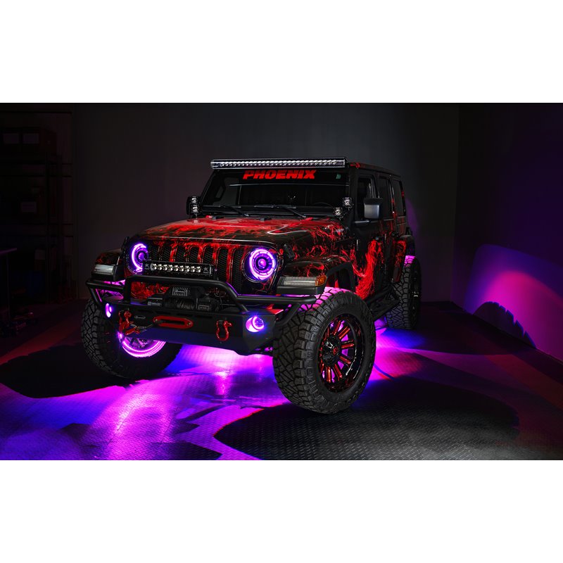 Oracle | High Performance Fog Lights, Dynamic ColorSHIFT - Gladiator / Wrangler (4xe) / Wrangler (JK) / Wrangler (JL) 2007-2022
