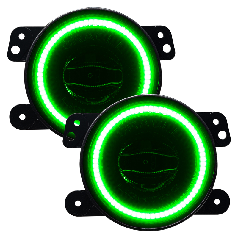 Oracle | High Performance Fog Lights, Dynamic ColorSHIFT - Gladiator / Wrangler (4xe) / Wrangler (JK) / Wrangler (JL) 2007-2022