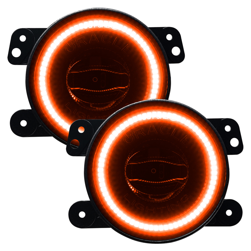 Oracle | High Performance Fog Lights, Dynamic ColorSHIFT - Gladiator / Wrangler (4xe) / Wrangler (JK) / Wrangler (JL) 2007-2022