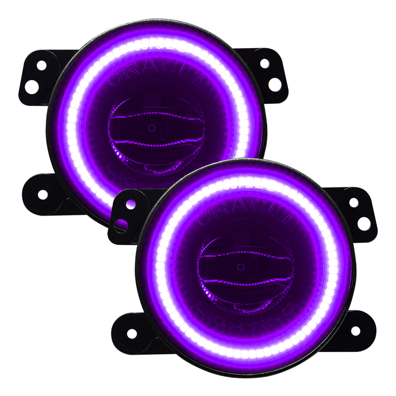 Oracle | High Performance Fog Lights, Dynamic ColorSHIFT - Gladiator / Wrangler (4xe) / Wrangler (JK) / Wrangler (JL) 2007-2022